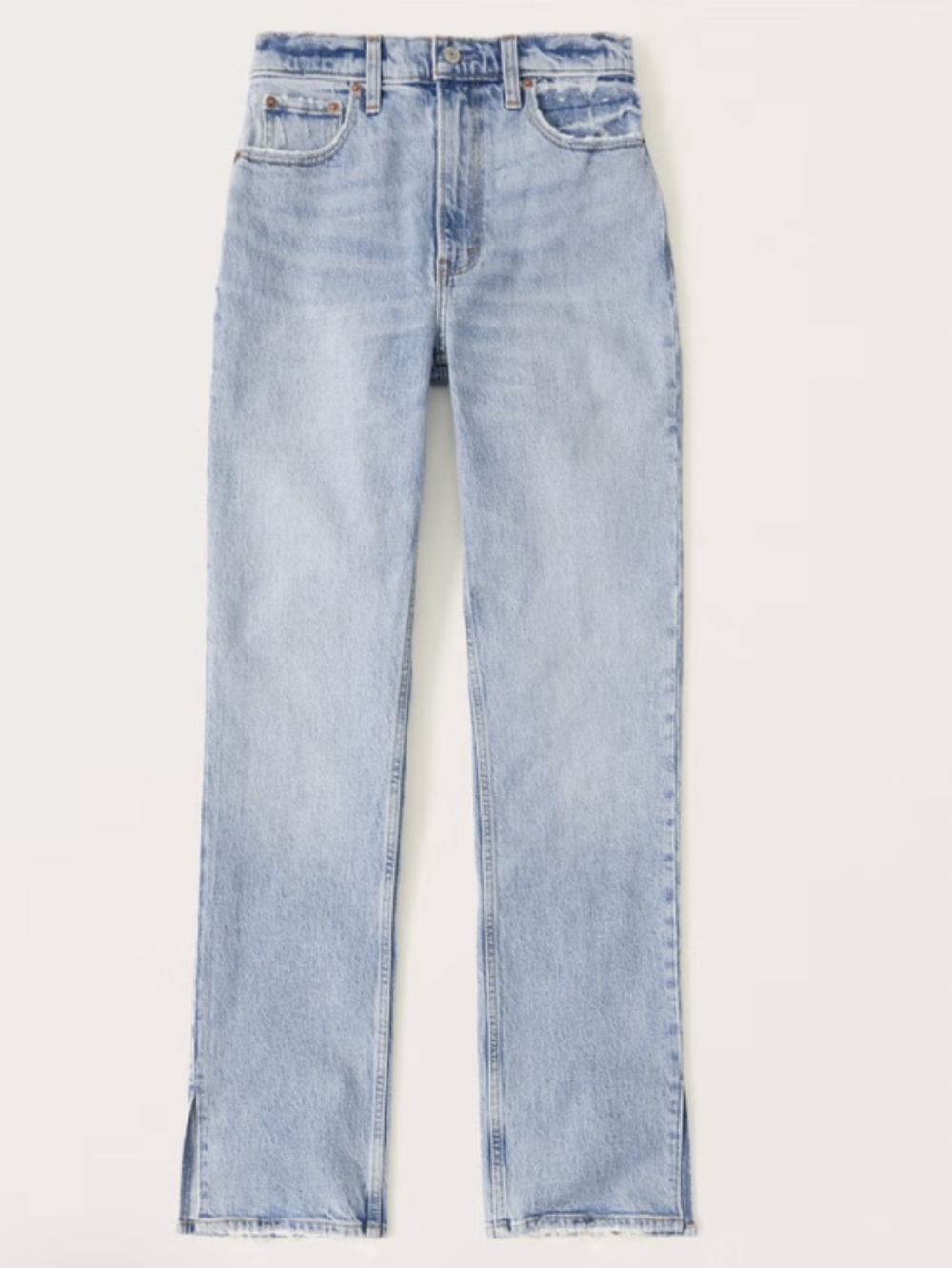 Abercrombie 90s Straight Ultra High Rise Denim